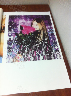 Фотокартина в стиле дрим-арт 40х50см «Девушка с розами» — фото 1