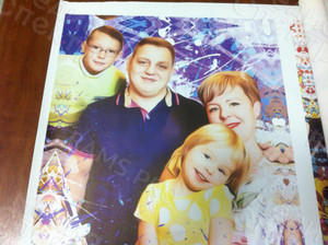 Фотокартина в стиле дрим-арт на холсте 40х60см «Семья» — фото 2