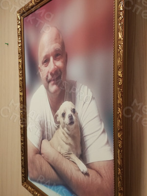 Фотокартина на холсте в багете 40х60см «Отец Лизы» — фото 3