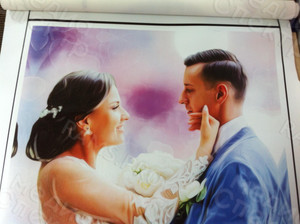 Фотокартина в стиле дрим-арт на холсте 50х70см «Жених и невеста» — фото 1