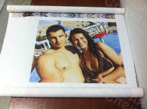 Фотокартина в стиле дрим-арт на холсте 70х50см «Влюбленные на отдыхе» — фото 1