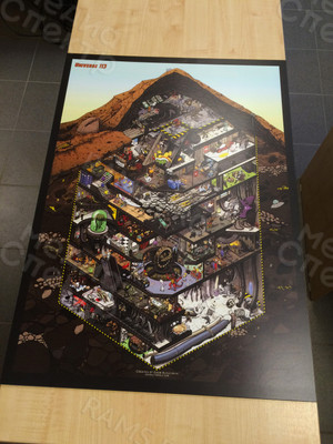 Постер-картина в багетной раме 60х84см «Космос» — фото 2