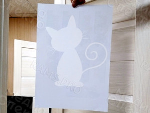 Трафареты-наклейки фигурные «КОШКИ» для нанесения рисунков краской на фасад дома — фото 3