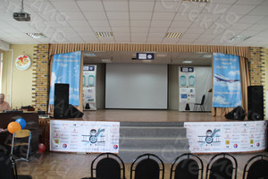 Баннеры для выпускного (оформление фотозоны на фартуке сцены) — фото 2