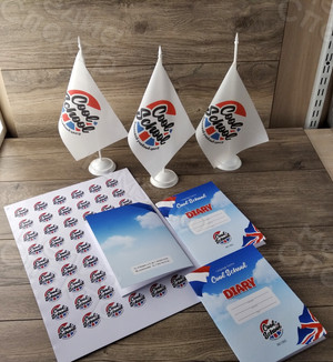 Наклейки с логотипом языкового центра «COOL SCHOOL» — фото 4