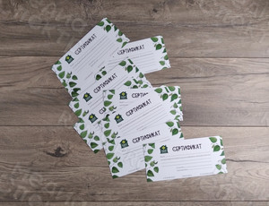 Евросертификат 210х99мм «Банная школа в Дубровках семинар-тренинг» — фото 3