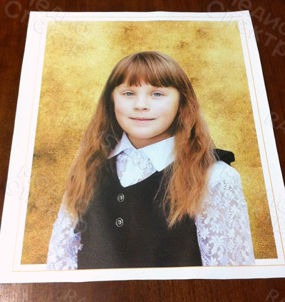 Холст 40х50см «Девочка» — фото