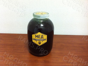 Фигурные наклейки-этикетки на упаковки «Мёд от Сан Саныча» — фото 5