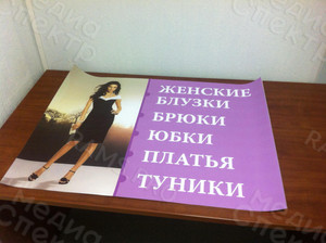 Плакат «Магазин Мегаполис: Женские платья-блузки» — фото 2