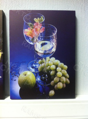 Модульные картины на холстах 3шт 30х40см «Бокалы» — фото 3