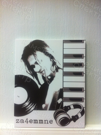 Картина-фотомонтаж на холсте 40х50см «za4emmne» — фото