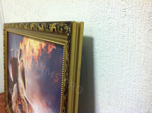 Картина-фотомонтаж на холсте 60х40см «Всадник на белом коне» — фото 3