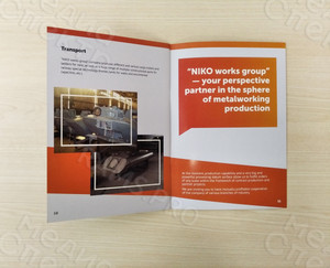 Презентация производственной компании «NIKO works group» буклет А5 на английском языке — фото 10
