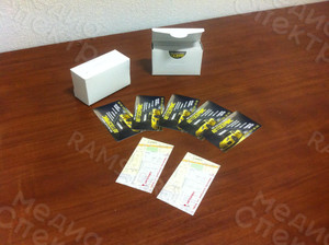 Визитка для автосервиса «Крутящий момент» — фото 1