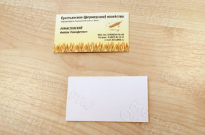 Визитки «Крестьянское (фермерское) хозяйство» — фото 1