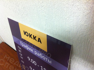 Табличка-режимник из ПВХ 30х42см «ЮККА» — фото 1