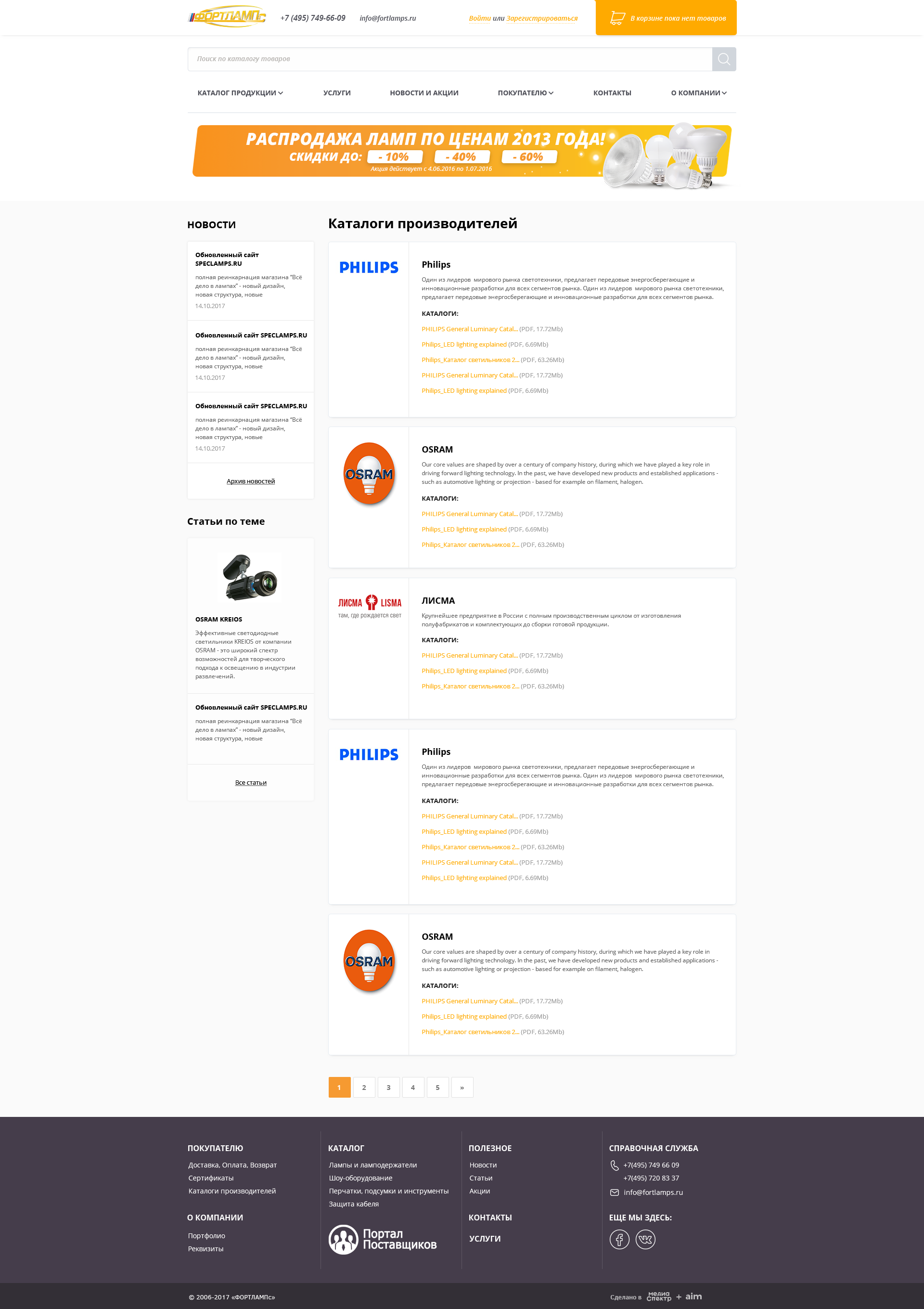 Каталог брендов